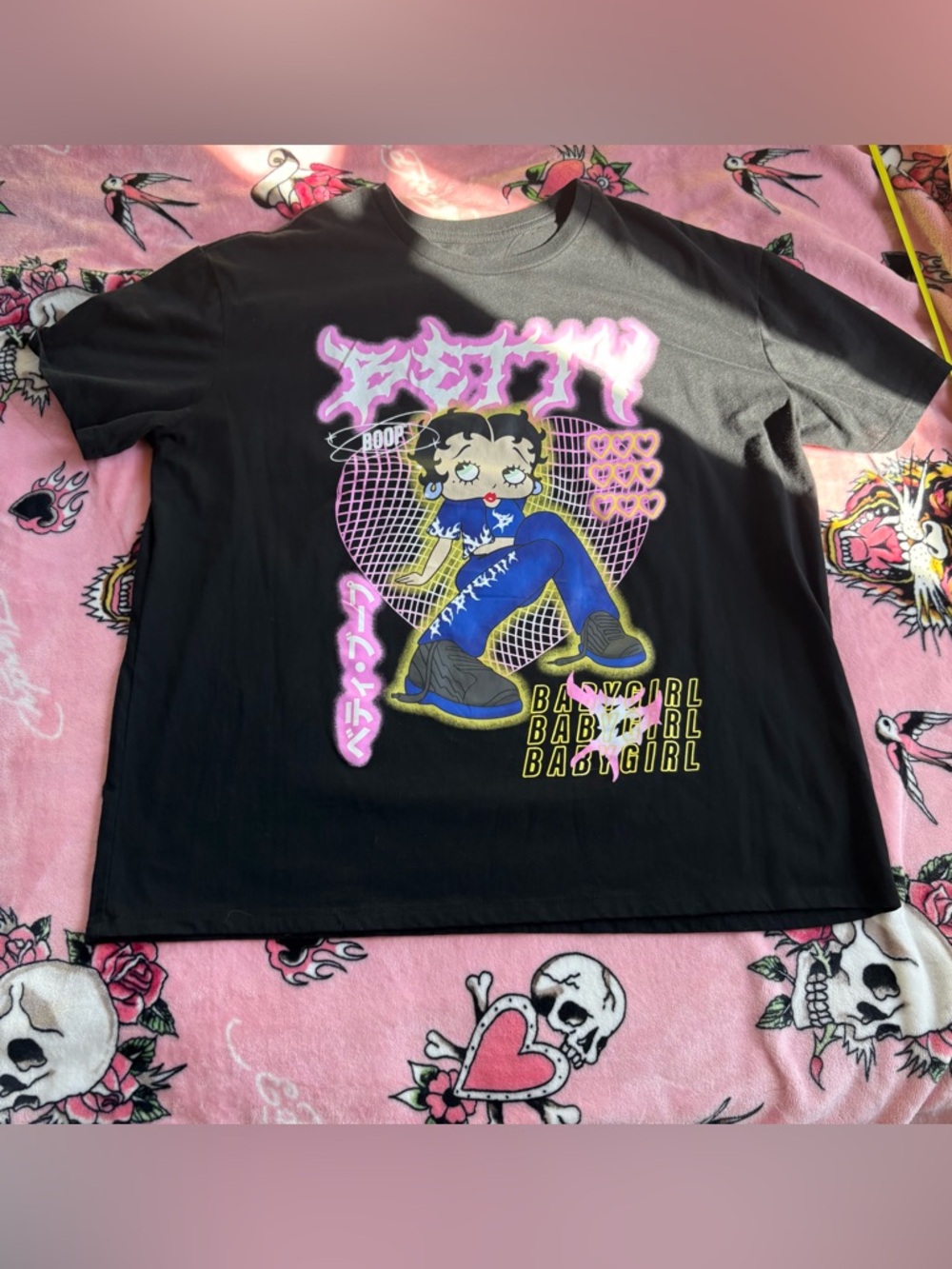 Unisex Betty Boop graphic T size XXL